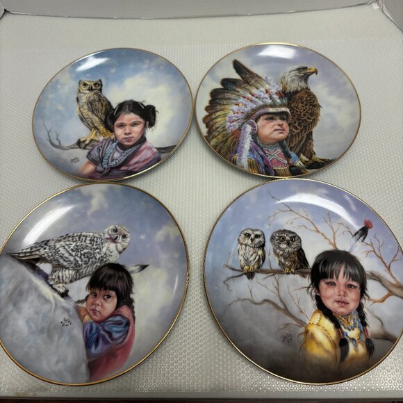 Set of 4 Plates by Perillo - 1552 - Picture 1 of 2